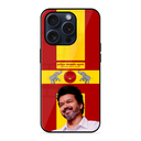 Tamilaga Vettri Kazhagam Flag Thalapathy Trending TVK Flag Glossy Phone Case