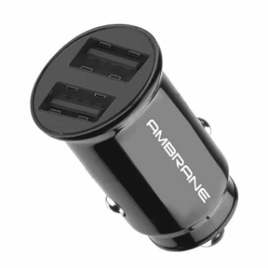 car charger ambrane acc-56 car charger with rapid charging car charger